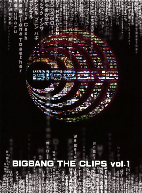 【中古】1．BIGBANG THE CLIPS 【DVD】／BIGBANGDVD／映像その他音楽