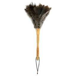 フェザーダスター 40cm DULTON　ダルトン FEATHER DUSTER おしゃれ ダスター はたき ハタキ モップ キーボード クリーナー ハンディワイパー ホコリ取り 掃除 掃除道具 フェザー ダチョウ 羽根 ウッド 掃除用具 グレー