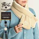 秋冬新作 国内正規取扱店 イルビゾンテ IL BISONTE フリース マフラー レディース メンズ ボアマフラー スリット クリスマス ギフト プレゼント 5...