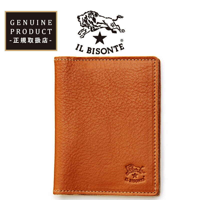 【正規取扱店】IL BISONTE イルビゾンテ レザーパスケース カードケース 411619 ヤキヌメ 【gs0】