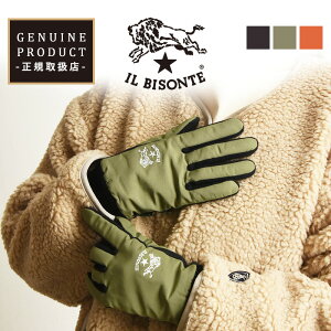 【SALE／10%OFF】ラッピング無料 イルビゾンテ IL BISONTE スマホ対応 コンビグローブ 手袋 メンズ レディース ユニセックス プレゼント 54222309382 クリスマス ギフト プレゼント【gs0】