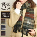 SALE【セール／10%OFF】イルビゾンテ IL BISONTE ウール チェック ストール マフ ...