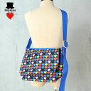 【残りわずか!セール半額50%OFF】【Bohemians ボヘミアンズ】9ハート柄メッセンジャーバッグ(ブラック) BB-58 9-HEART(BLACK) 男女兼用 ショルダーバッグ 鞄