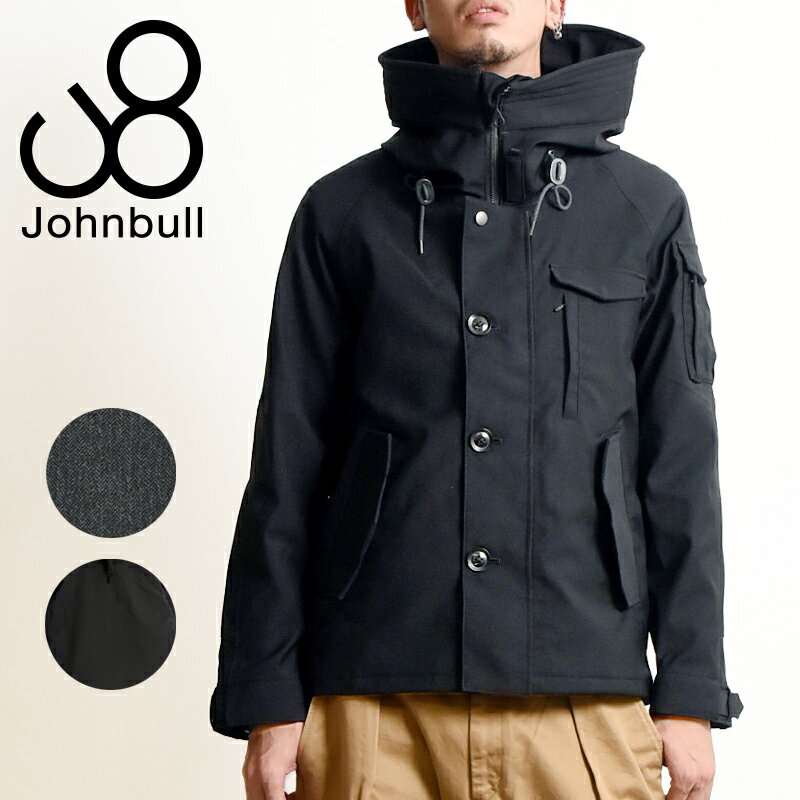 ジョンブル 【スーパーセール／40%OFF】ジョンブル Johnbull ウール ユーティリティージャケット シェルパーカー アウター 撥水 防水 透湿 防寒 テトラテックス メンズ ミリタリーパーカー ナイロンジャケット 16596 キャンプ アウトドア【ss】40【gs0】