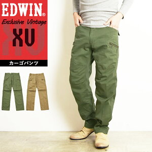 2023秋冬新作【SALE／10%OFF】EDWIN エドウィン XV カーゴパンツ ストレッチ 2WAY メンズ ブランド カジュアル アメカジ EXK02【gs0】