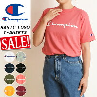 Champion チャンピオン ベーシック ロゴプリント 天竺 半袖Tシャツ レディース メンズ ユニセックス シンプル ロゴ C3-P302【ss】40【gs0】