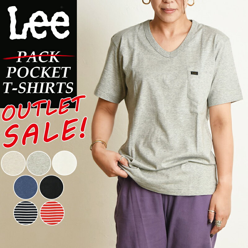 Lee ꡼ ѥåʤȥåȡSALE30%OFF Vͥå ȾµݥåT ѥåT ݥT ǥ ʡ åȥ ͵ PACK T-SHIRTS LT2193gs0