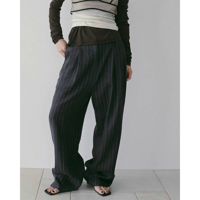 Rakuten - 2026春夏新作 anuke アンヌーク リネン タックパンツ Linen Tuck Pants ワイドパンツ ボトム 62610706 62610104【os】