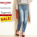 SALEレッドカード RED CARD Synchronicity シンクロニシティ ボーイフレンド クロップド デニムパンツ ジーンズ ジーパン テーパード レディース 64527-140