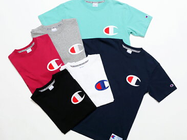 【送料無料（ゆうパケット）】Champion チャンピオン ビッグロゴ刺繍Tシャツ アクションスタイル Tシャツ ACTION STYLE BIG LOGO T-SHIRT C3-F362【郵便局/コンビニ受取対応】