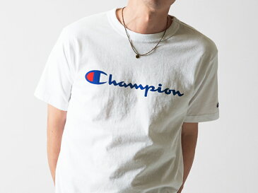 【送料無料（ゆうパケット）】Champion チャンピオン ベーシック ロゴプリント半袖Tシャツ C3-H374【郵便局/コンビニ受取対応】