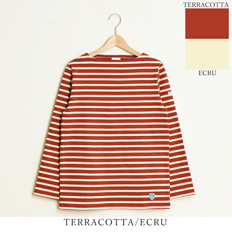 ぶう　オーシバル　オレンジと白のボーダーバスク長袖Tシャツ 新品未使用 楽天市場】オーシバル ORCIVAL ボーダー（カラーオレンジ