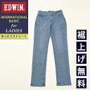 【セール/10%OFF】【裾上げ無料即日発送】EDWIN エドウィン レディース インターナショナルベーシック 後継 NEWモデル 股上深め ゆったりストレートパンツ デニム ジーンズ ジーパン チノパン カラーパンツ ストレッチ 楽 美脚 女性 婦人 定番 SALE ME403【gs0】(4)