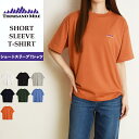 2025春夏新作 サウザンドマイル THOUSAND MILE ワンポイント刺繍ロゴ ショートスリーブスリーブ Tシャツ 半袖 レディース メンズ トップス サウザンマイル ワンマイルウェア キャンプ アウトドア フェス TM251TC00292