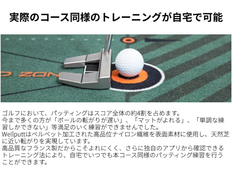 Well putt FIRST パターマット 3m 3