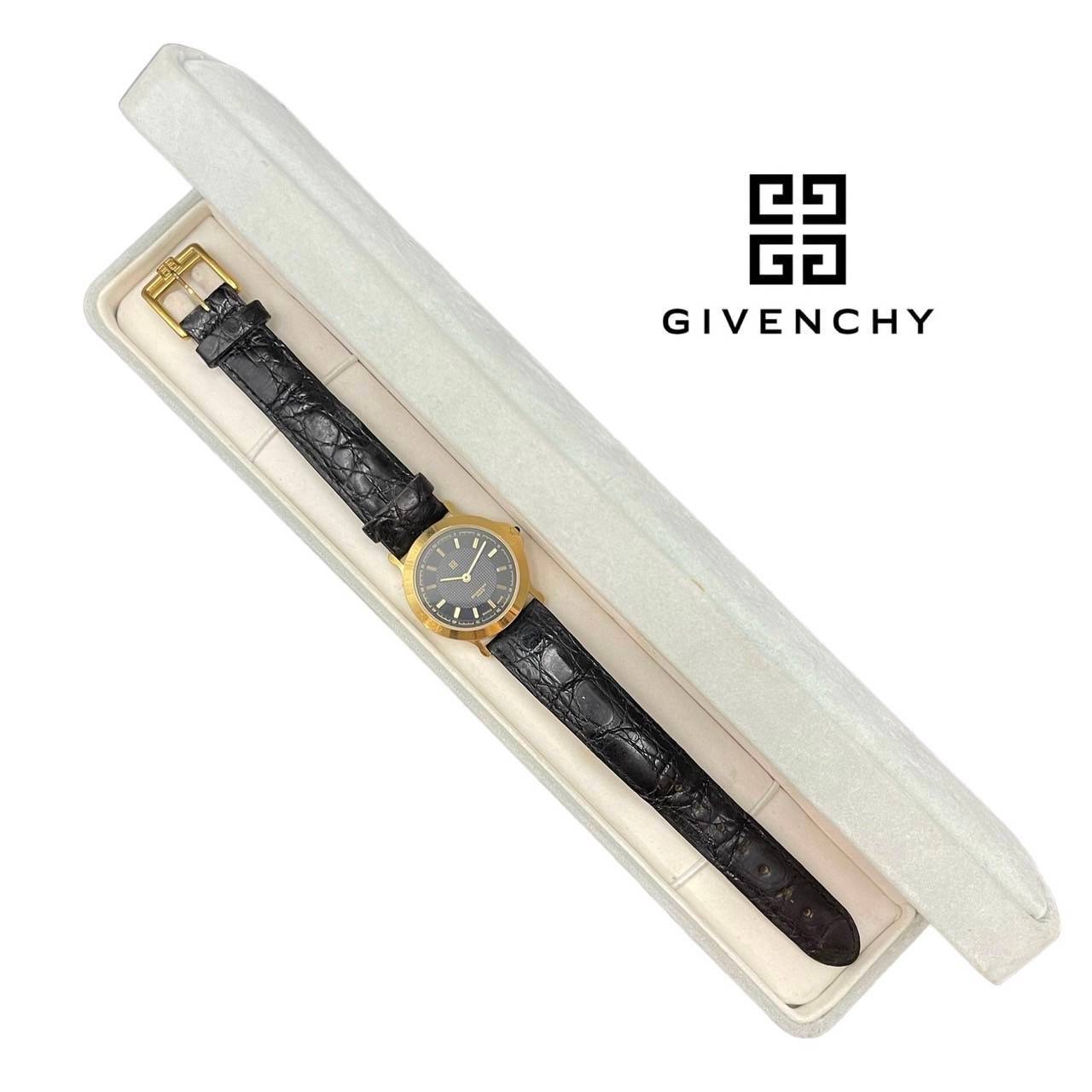 【中古品】 GIVENCHY ジバンシー クォーツ時計 ビンテージ 動作未確認