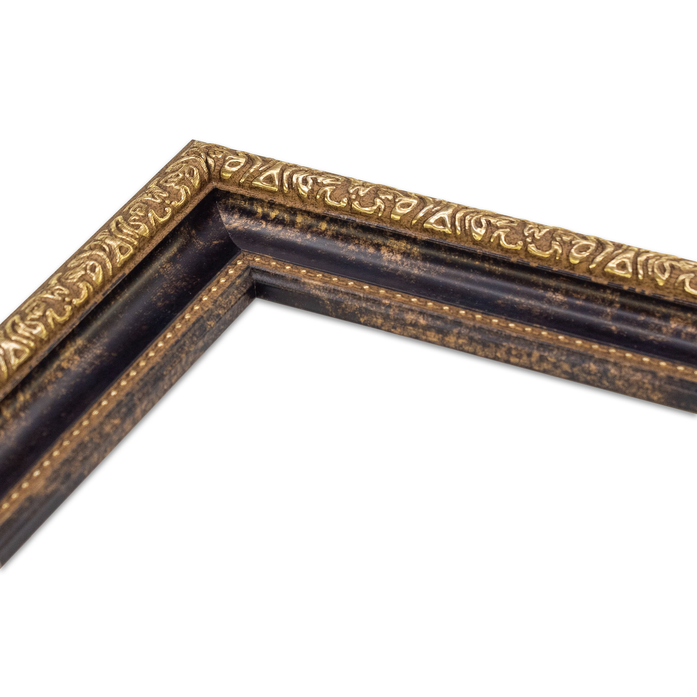 A4用紙額縁 1644 A4(210×297mm) アンティークブラック UVカットアクリル仕様 ボタンフック付【受注生産品のため返品不可】【東北・北海道・沖縄・離島は配送不可】 [2]