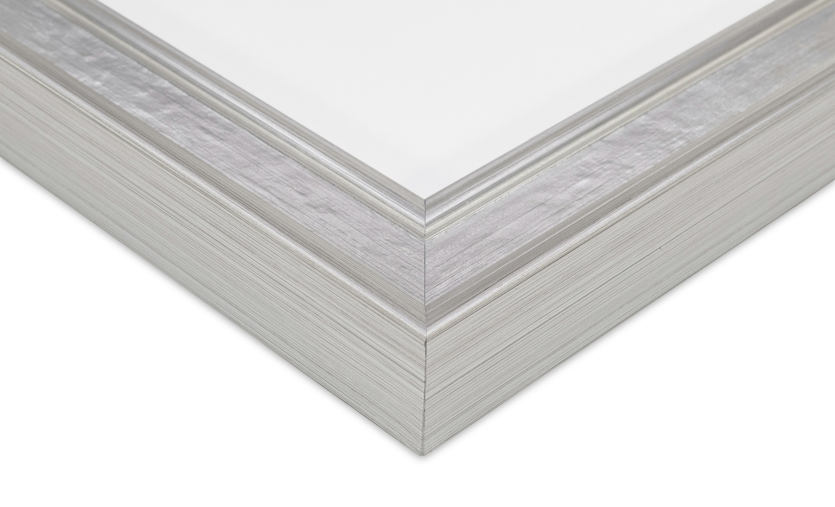 正方形額縁 15角 150×150mm シルバー 樹脂製 UVカットアクリル仕様 G8239D 写真・イラスト・ミニアート・押し花・刺繍など 【受注生産品のため返品不可】【東北・北海道・沖縄・離島は配送不可】 2