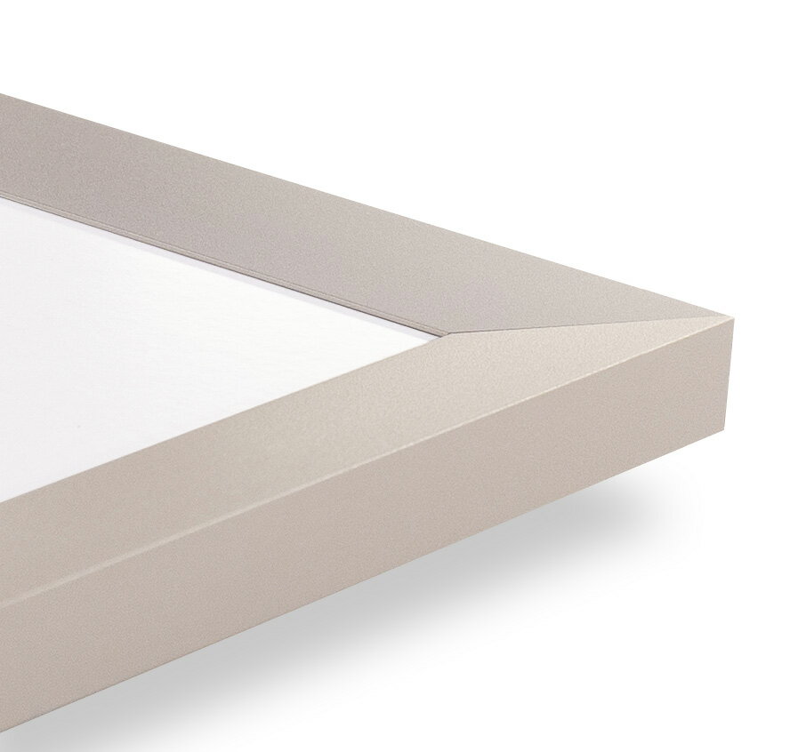 ポスター用額縁 B2 515×728mm シルバー系 マットシルバー アルミ製 UVカットアクリル仕様 3本針フック付 SLICE インテリアアート・掲示物・イベントポスターなど 【受注生産品のため返品不可】【東北・北海道・沖縄・離島は配送不可】