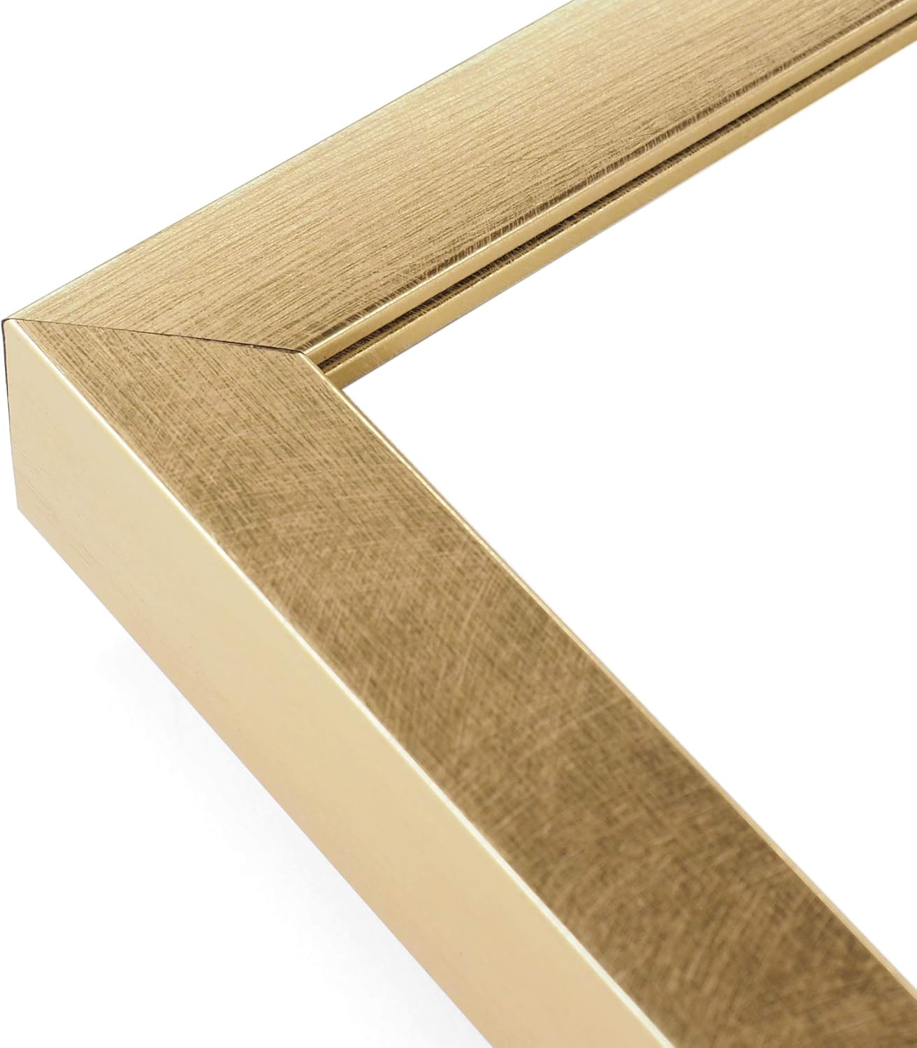 Fサイズ油彩用額縁 ダブルフレーム F3 金 アクリル仕様 2本針フック付【東北・北海道・沖縄・離島は配送不可】