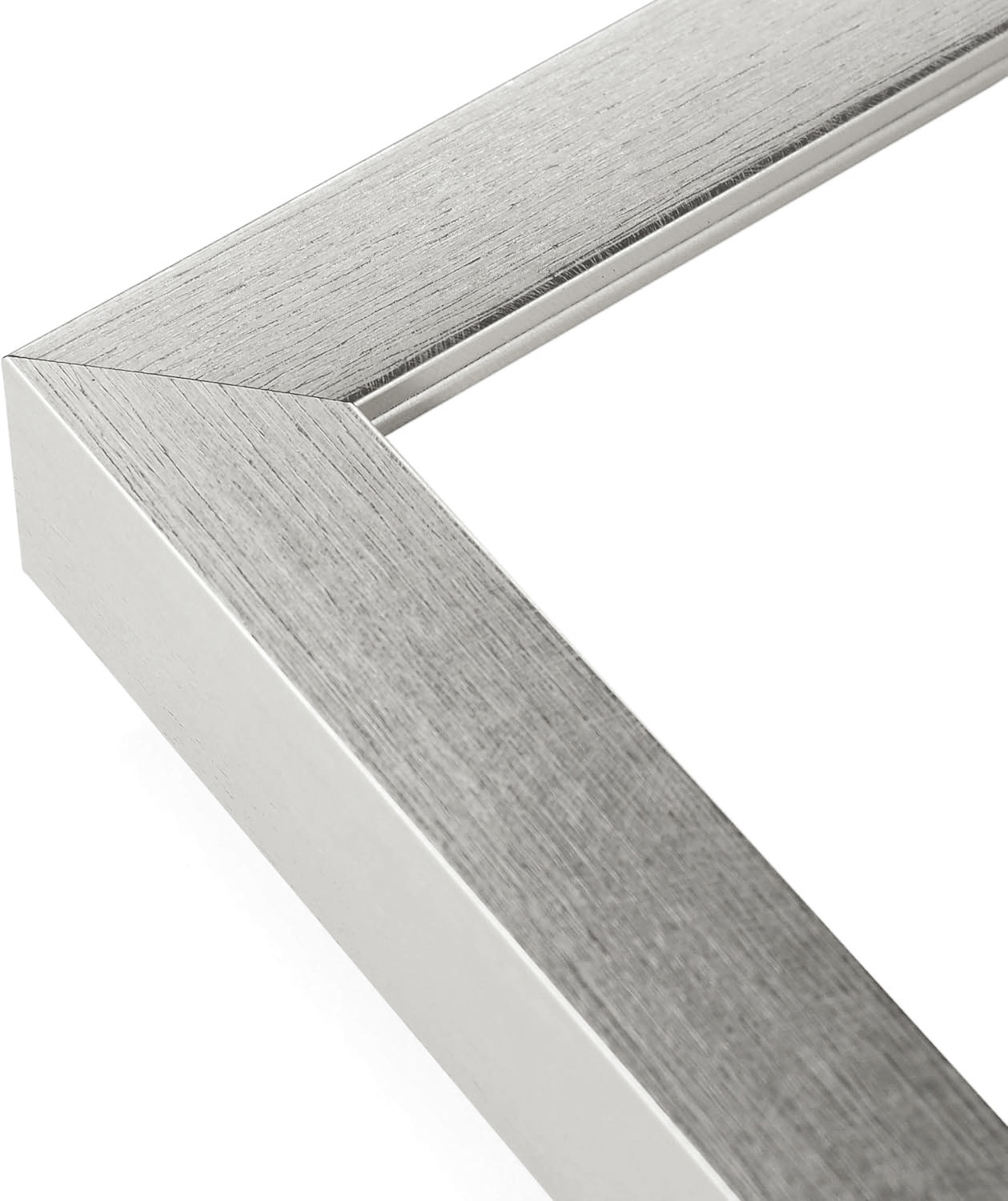 Fサイズ油彩用額縁 ダブルフレーム F12 白銀 アクリル仕様 3本針フック付【東北・北海道・沖縄・離島は配送不可】 [2]