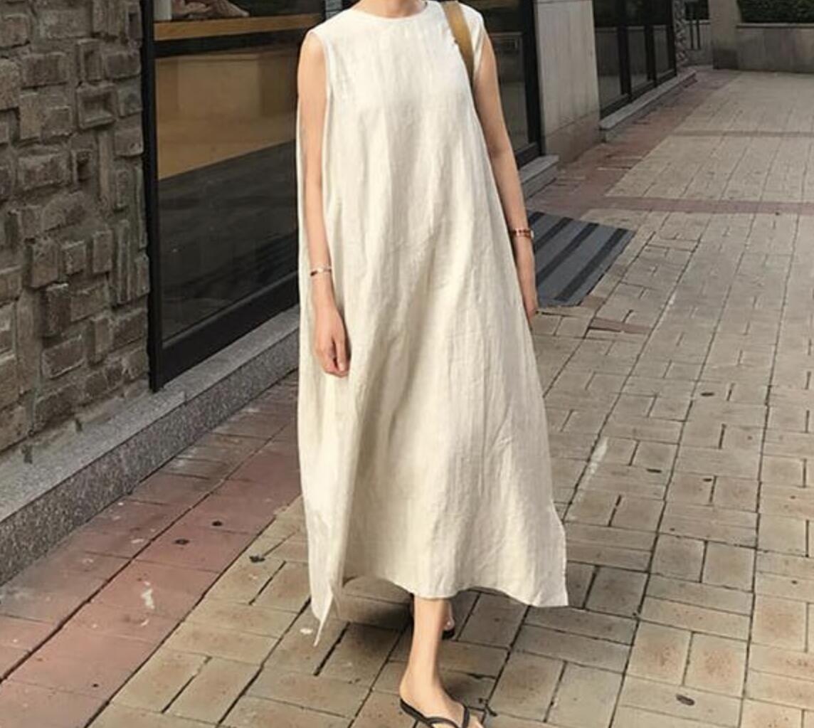 ワンピース 春 春夏 夏 おしゃれ かわいい ノースリーブ ロング マキシ ロングワンピース マキシワンピース ブラック ベージュ ブラウン くすみ 体型カバー スカート 大人 きれいめ ロングスカート Aライン ロング丈 シンプル