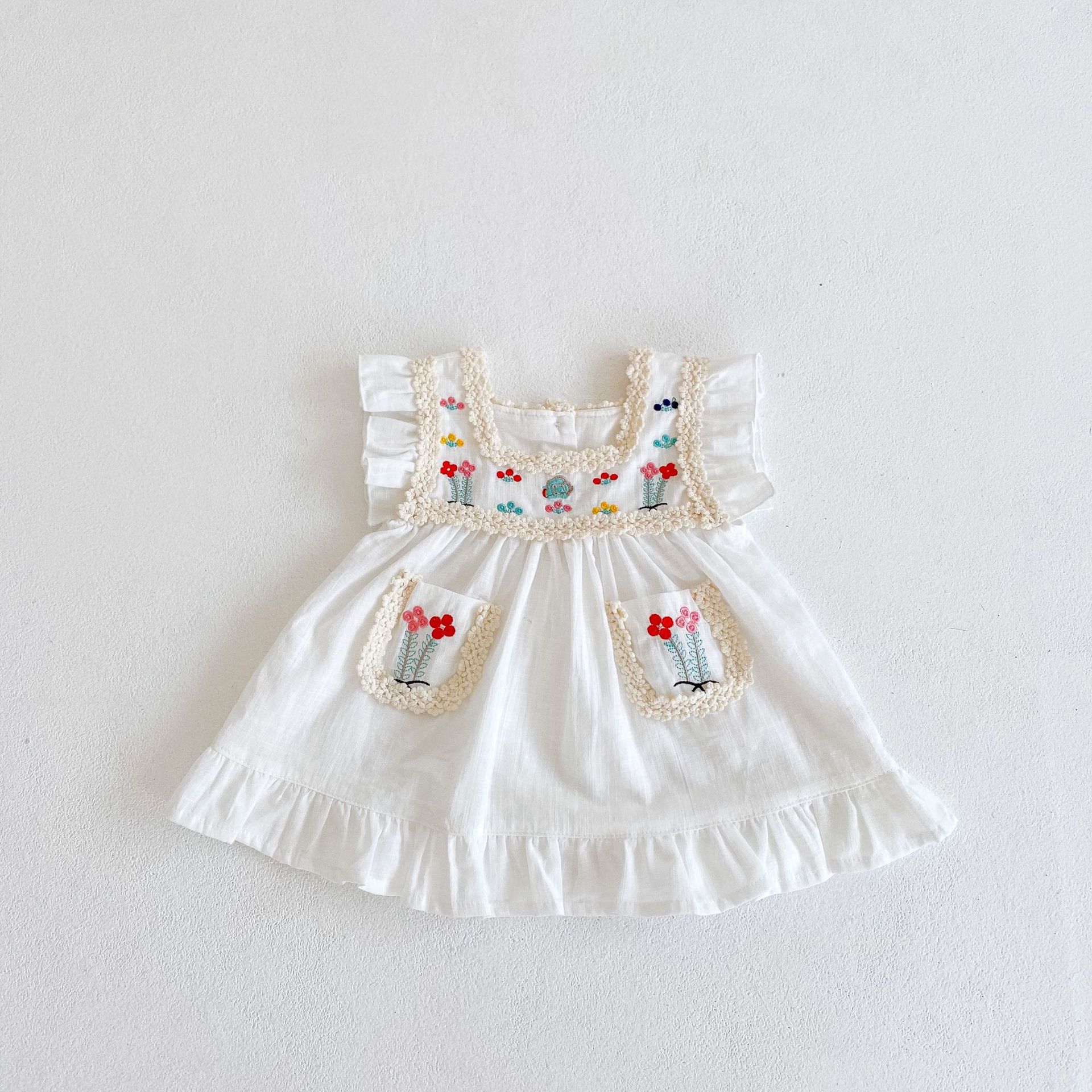ベビー服 女の子 半袖 夏 コットン 綿100% チュニック ワンピース トップス かわい...