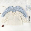 ベビー服 女の子 トップス 襟付き リボン カラーブラウス シャツ ベビー 赤ちゃん 赤ちゃん服 長袖 子ども 子供服 子ども服 キッズ 出産祝い 出産祝いギフ...