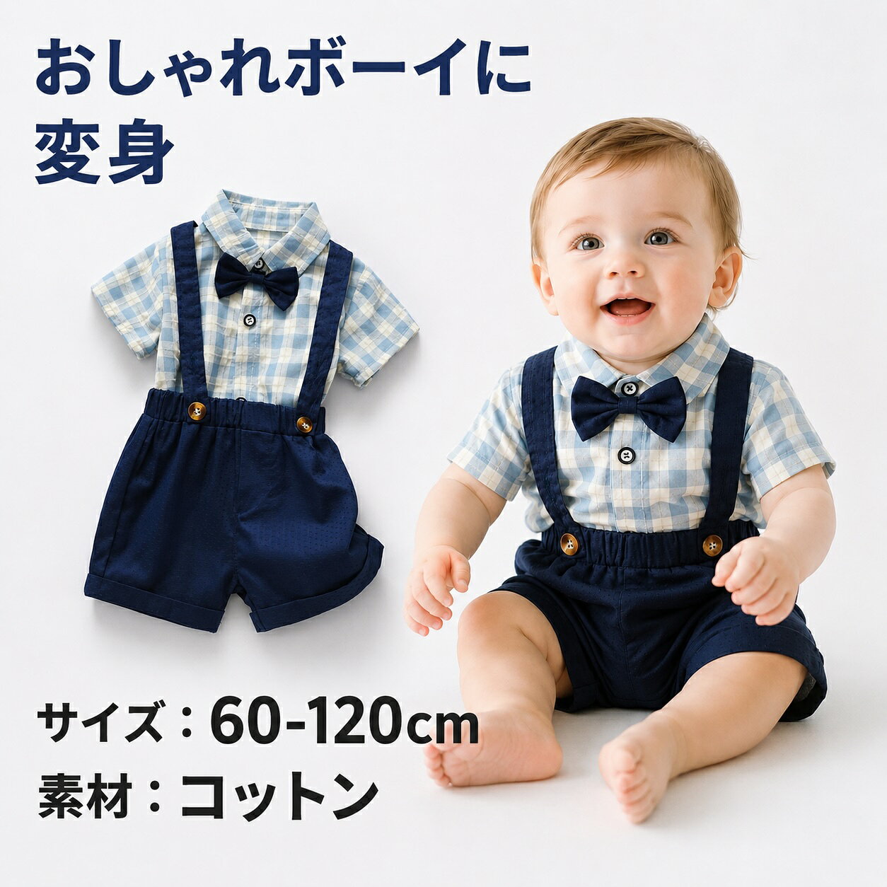 楽天市場】80cm フォーマル（袖の長さ半袖）（上下セット 