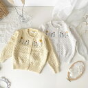 【LINEで100円引】カーディガン 女の子 子供 キッズ 冬 ニット 秋 秋冬 前びらき 前開き ベビー ベビー服 赤ちゃん服 子供服 子ども かわいい おし...