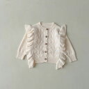 【LINEで100円引】カーディガン ベビー 女の子 赤ちゃん ベビー服 赤ちゃん服 服 防寒 ホワイト フリル 秋 秋冬 冬 子供服 キッズ 子ども かわいい...