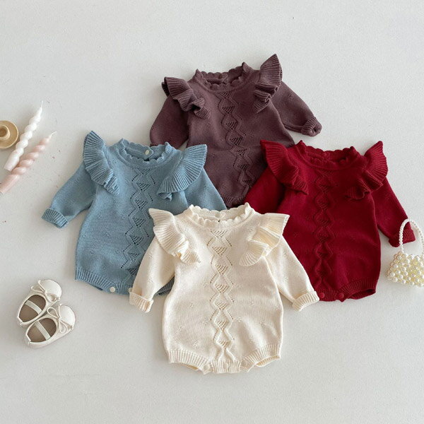 【1000円クーポン】ロンパース 冬 女の子 ...の紹介画像2