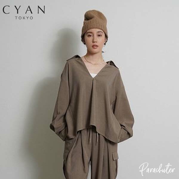 Rakuten - ご予約商品 ポイントアップ 【CYAN tokyo】シアン トーキョー　バックフレアスキッパーPO 604487 2026 AUTUMUN ＆ WINTER ご予約 人気 30代 40代 50代 60代 セレクトショップ パラシューター シアン オンラインショップ 正規取扱店