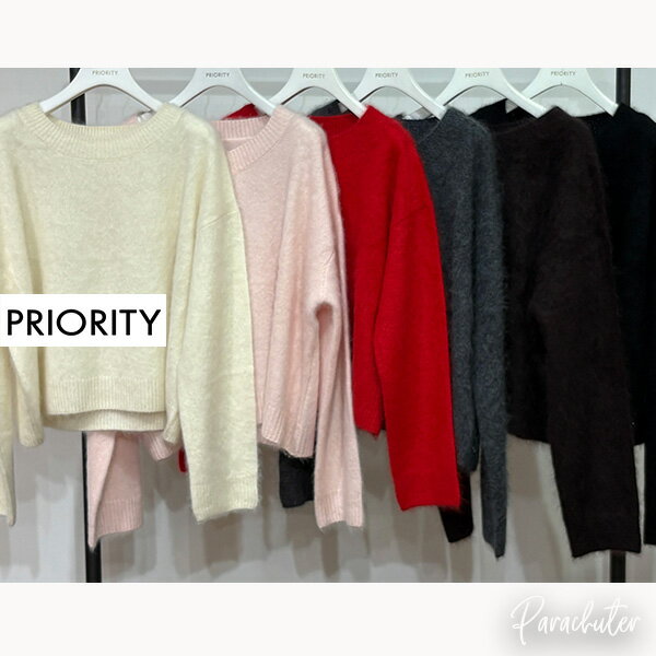 乐天商城 - ご予約商品 ポイントアップ【PRIORITY】プライオリティ シャギーウールニット PO P67005KR 2026 ご予約 人気 30代 40代 50代 60代 セレクトショップ パラシューター オンラインショップ 正規取扱店
