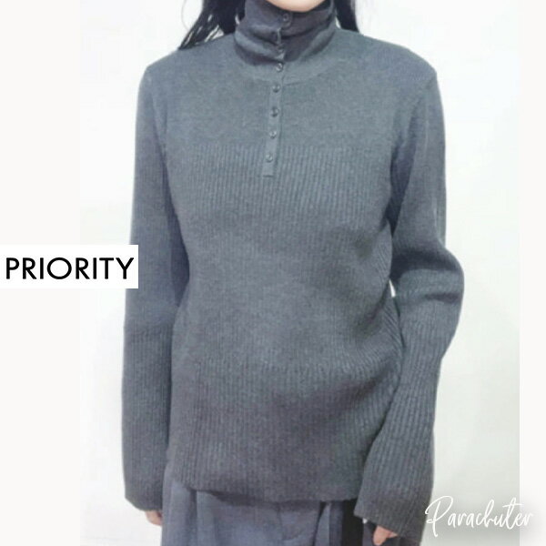 乐天商城 - ご予約商品 ポイントアップ【PRIORITY】プライオリティ タートルリブニット PO P67008KR 2026 ご予約 人気 30代 40代 50代 60代 セレクトショップ パラシューター オンラインショップ 正規取扱店