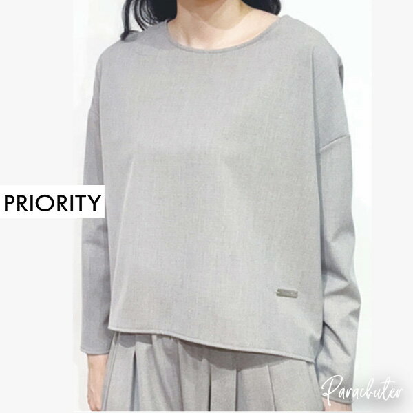 乐天商城 - ご予約商品 ポイントアップ【PRIORITY】プライオリティ ウールブレンドノーカラーPO P67027BF 2026 ご予約 人気 30代 40代 50代 60代 セレクトショップ パラシューター オンラインショップ 正規取扱店