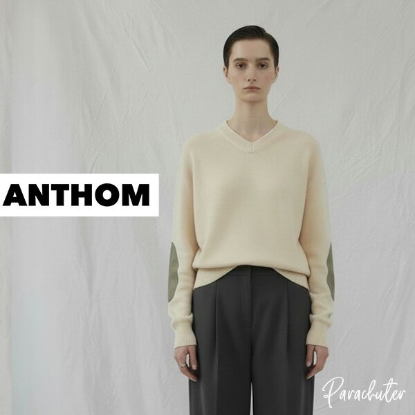 乐天商城 - ご予約POINT UP【ANTHOM】アントム Vネック エルボーパッチ A41524 人気 30代 40代 50代 60代 セレクトショップ パラシューター 公式 オンラインショップ 正規取扱店