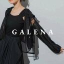 ガレナ シアー切り替えパーカー　70040-3126 ガレナ GALENA フーディ ライトアウター シアー ブラウス 人気 定番 レディース ファッション きれいめ カジュアル セレクトショップ パラシューター 30代 40代 50代 60代