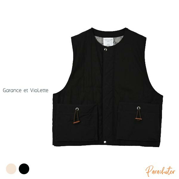 【 Garance et VioLette】 ギャランスエトヴィオレット ミリタリーキルティングベスト　25235-5750D 20..