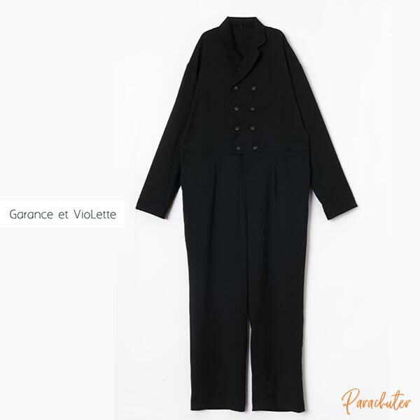 お正月スペシャル【 Garance et VioLette】 ギャランスエトヴィオレット ダブルブレストオールインワン..