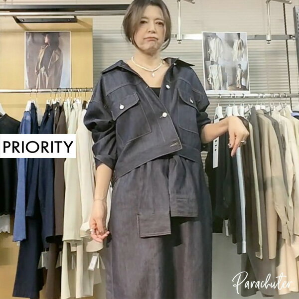 Rakuten - 【PRIORITY】プライオリティ デニムジャケット P61062 Al 人気 30代 40代 50代 60代 プライオリティー セレクトショップ パラシューター 公式 オンラインショップ 正規取扱店