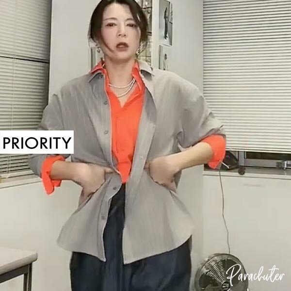 Rakuten - ご予約商品 【PRIORITY】プライオリティ レイヤードシャツ　P66175HW 2026 ご予約 人気 30代 40代 50代 60代 セレクトショップ パラシューター オンラインショップ 正規取扱店