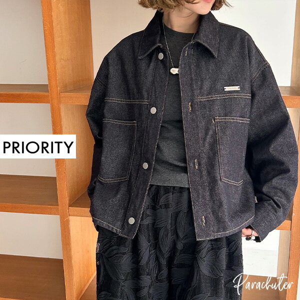 Rakuten - ご予約商品 【PRIORITY】プライオリティ デニムシャツ P66182AI 2026 ご予約 人気 30代 40代 50代 60代 セレクトショップ パラシューター オンラインショップ 正規取扱店