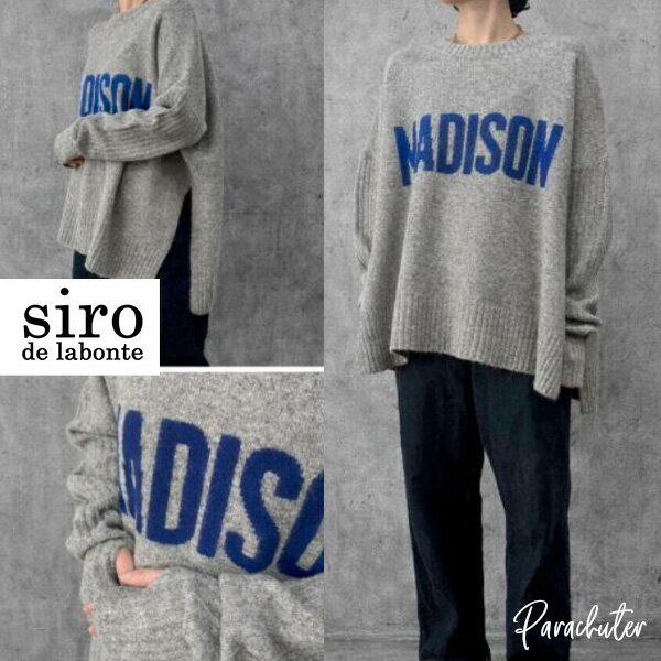 Rakuten - ご予約商品 ポイントアップ 【siro de labonte】シロ デ ラボンテ R643114 MADISON pullover ニット 2026 秋冬 ご予約 人気 30代 40代 50代 60代 新作 セレクトショップ パラシューター siro de labonte オンラインショップ 正規取扱店