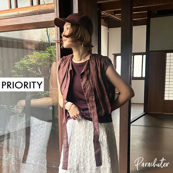 Rakuten - 【PRIORITY】プライオリティ ロマンティックベスト　P62078LI 人気 30代 40代 50代 60代 プライオリティー セレクトショップ パラシューター 公式 オンラインショップ 正規取扱店