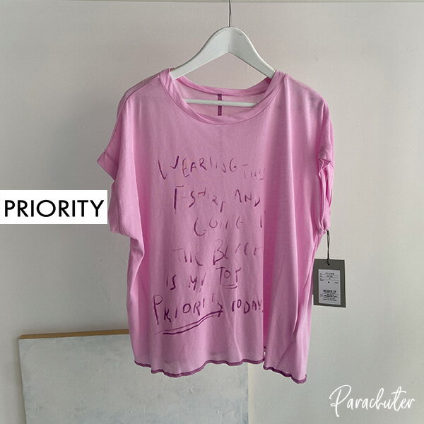 Rakuten - 【PRIORITY】プライオリティ Tシャツ　P61040HW 人気 30代 40代 50代 60代 プライオリティー セレクトショップ パラシューター 公式 オンラインショップ 正規取扱店