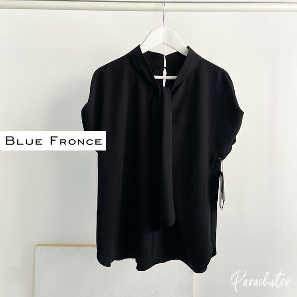 【新品タグ付き】BLUE FRONCE　シアーブルゾン　ブラック　ブルーフロンス BLUE FRONCE [ブルーフロンセ] | s.cute