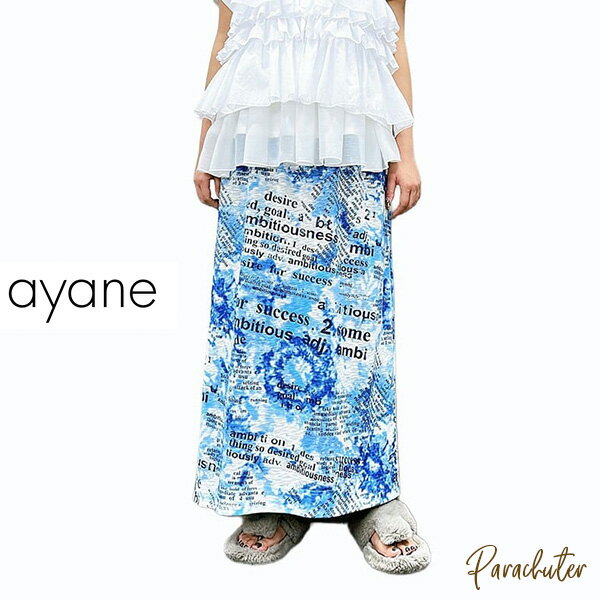 乐天商城 - 【ayane】アヤン ヨーロッパ生地プリントペンシルスカート 836622 2026 mid-summer ご予約 人気 30代 40代 50代 60代 セレクトショップ パラシューター アヤン ayane オンラインショップ 正規取扱店