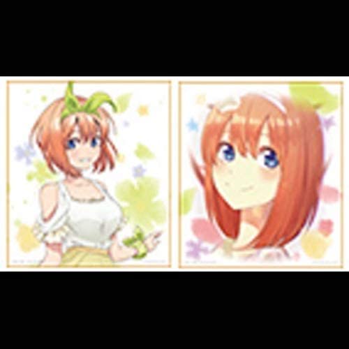 一番くじ 五等分の花嫁 F賞 色紙 色コレ 中野四葉 2種セット