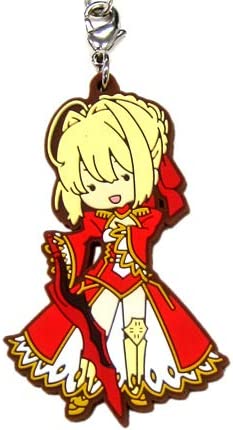 【中古】一番くじ Fate/Grand Order〜夜空を駆けるサンタクロース、ふわっと登場！〜 F賞 ラバーストラップ セイバー ネロ・クラウディウス